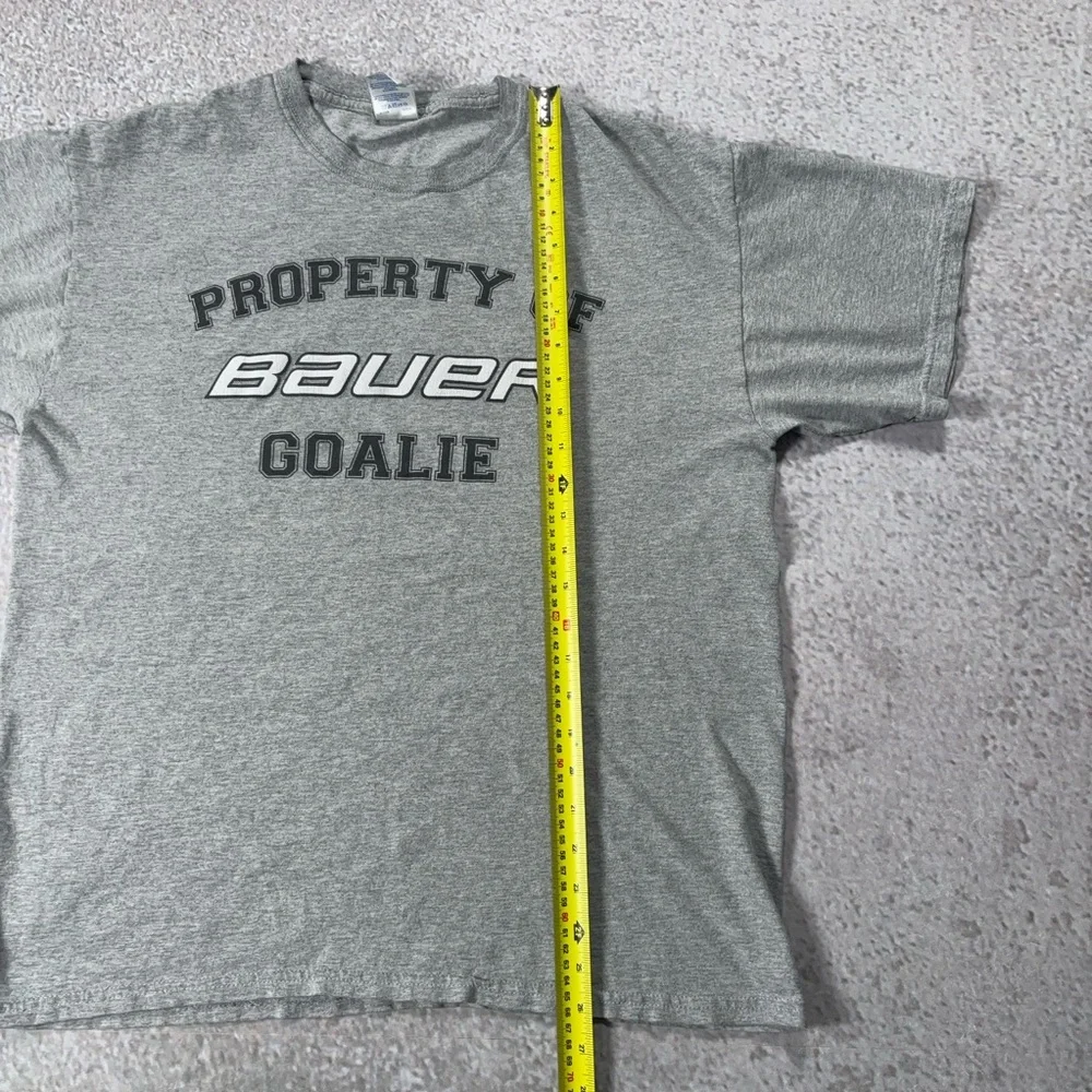 Vintage Y2K Bauer Hockey grey T-Shirt - Picture 7 of 7